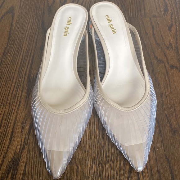 COPY - Cult Gaia clear heeled mules - Picture 2 of 4